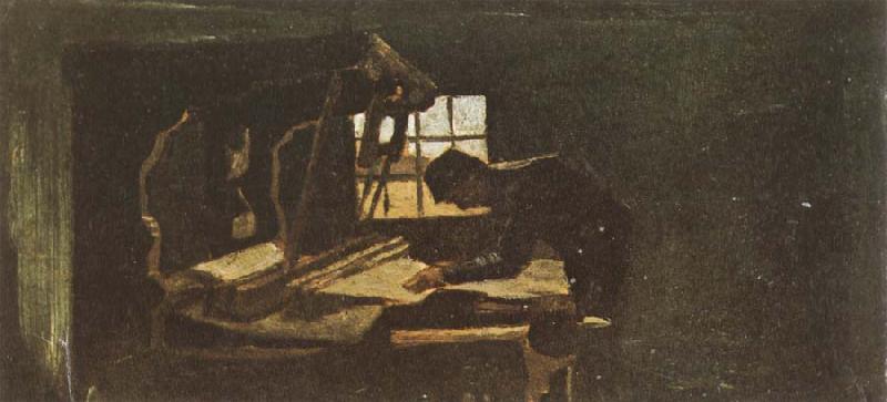 Vincent Van Gogh Weaver Arranging Threads (nn04) oil painting picture